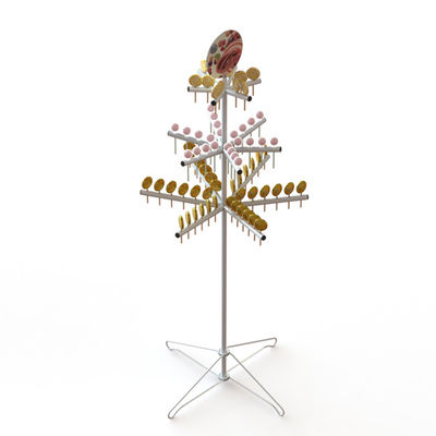 3 Layers Lollipop Metal Tree Display Rack With Foldabled Base
